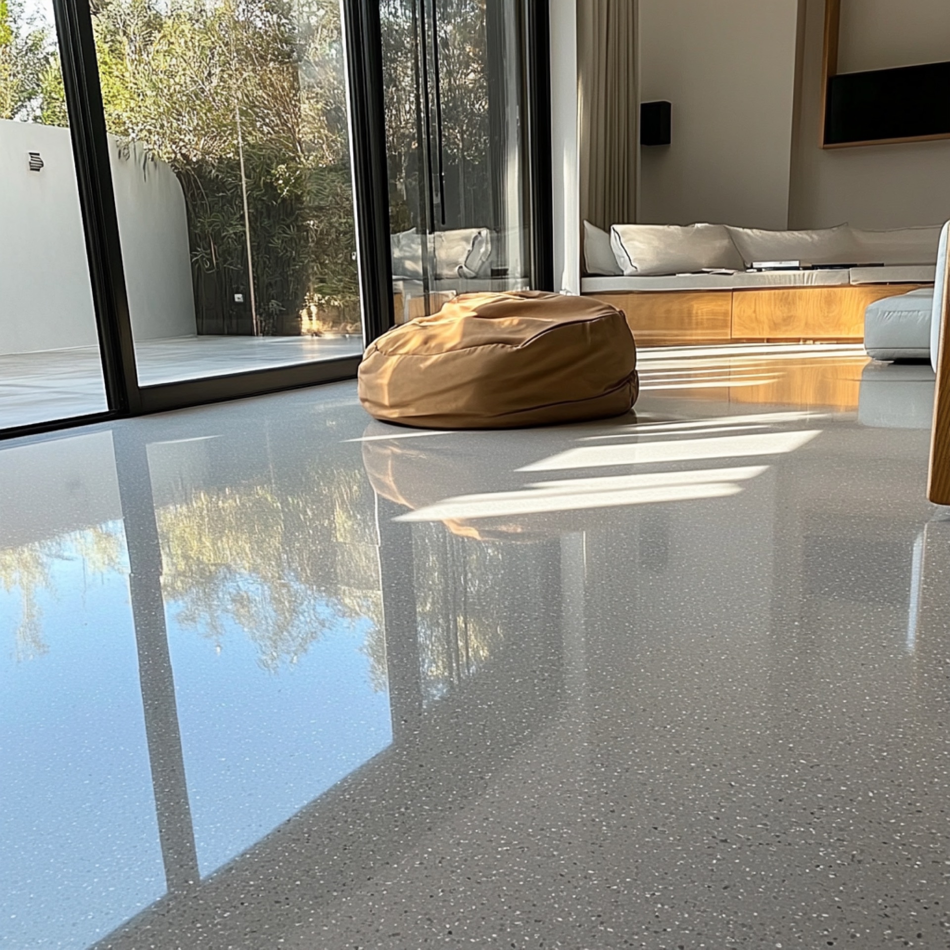 Terrazzo aggregate detail