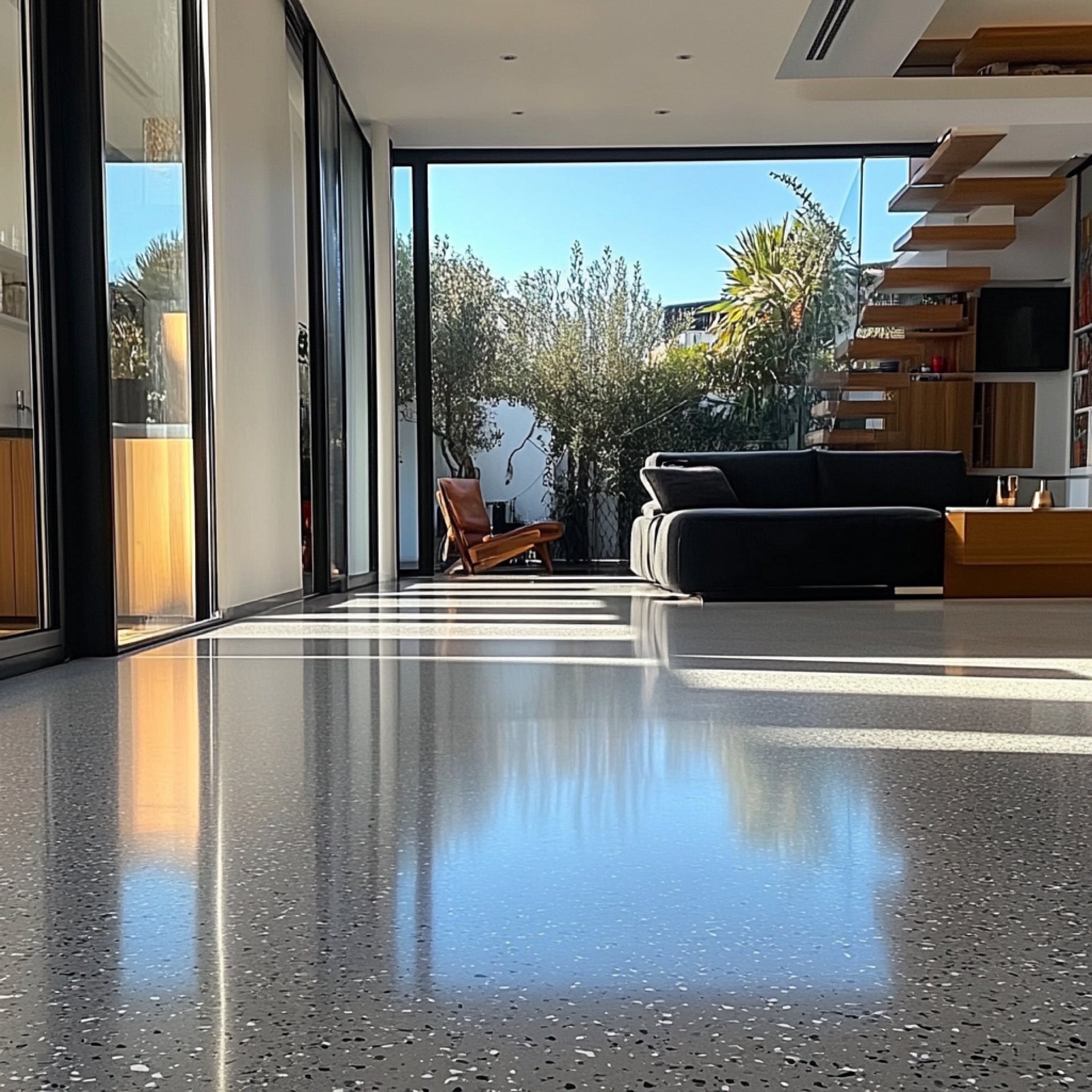 Terrazzo pattern detail