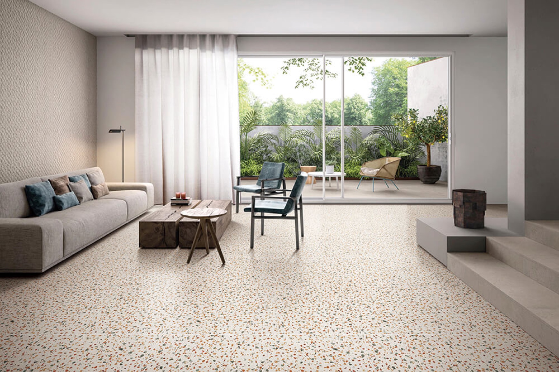 Terrazzo interior render