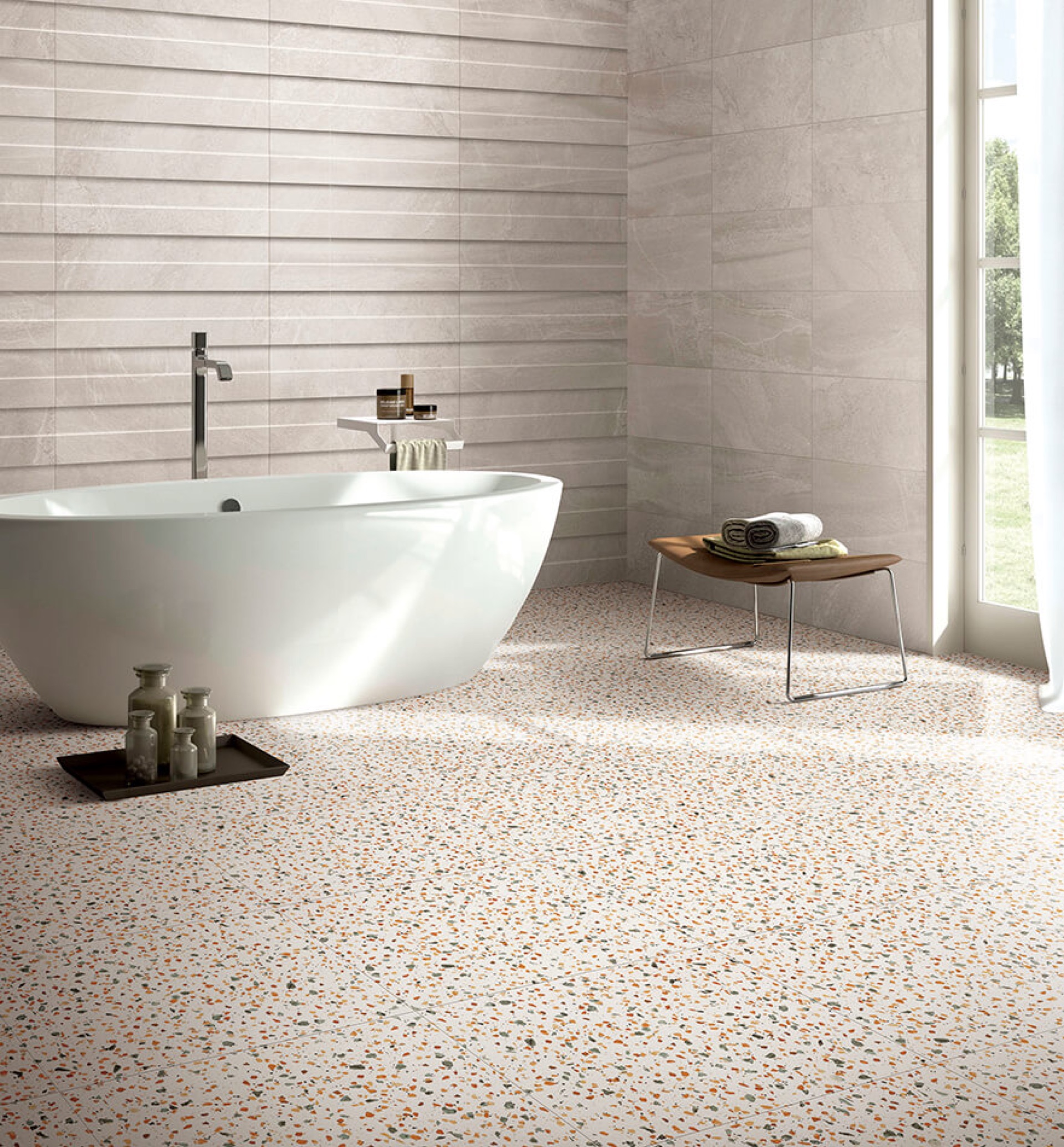 Terrazzo interior finished