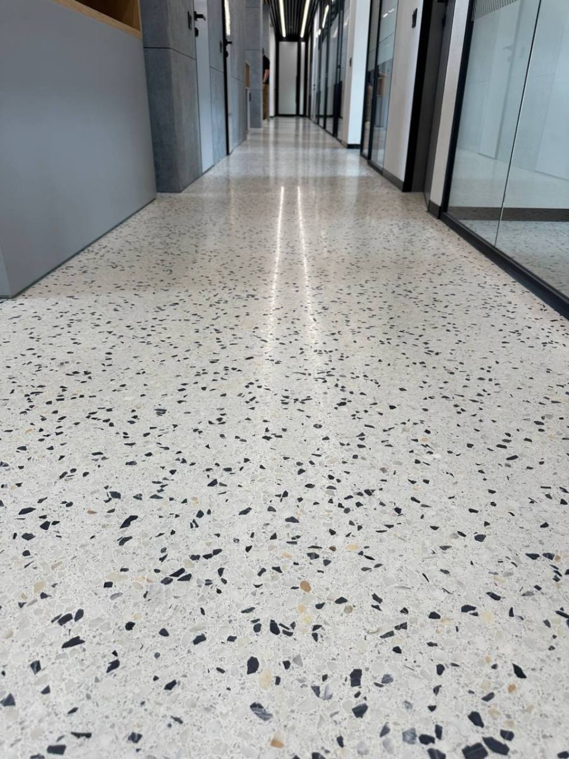 Lobby terrazzo pattern