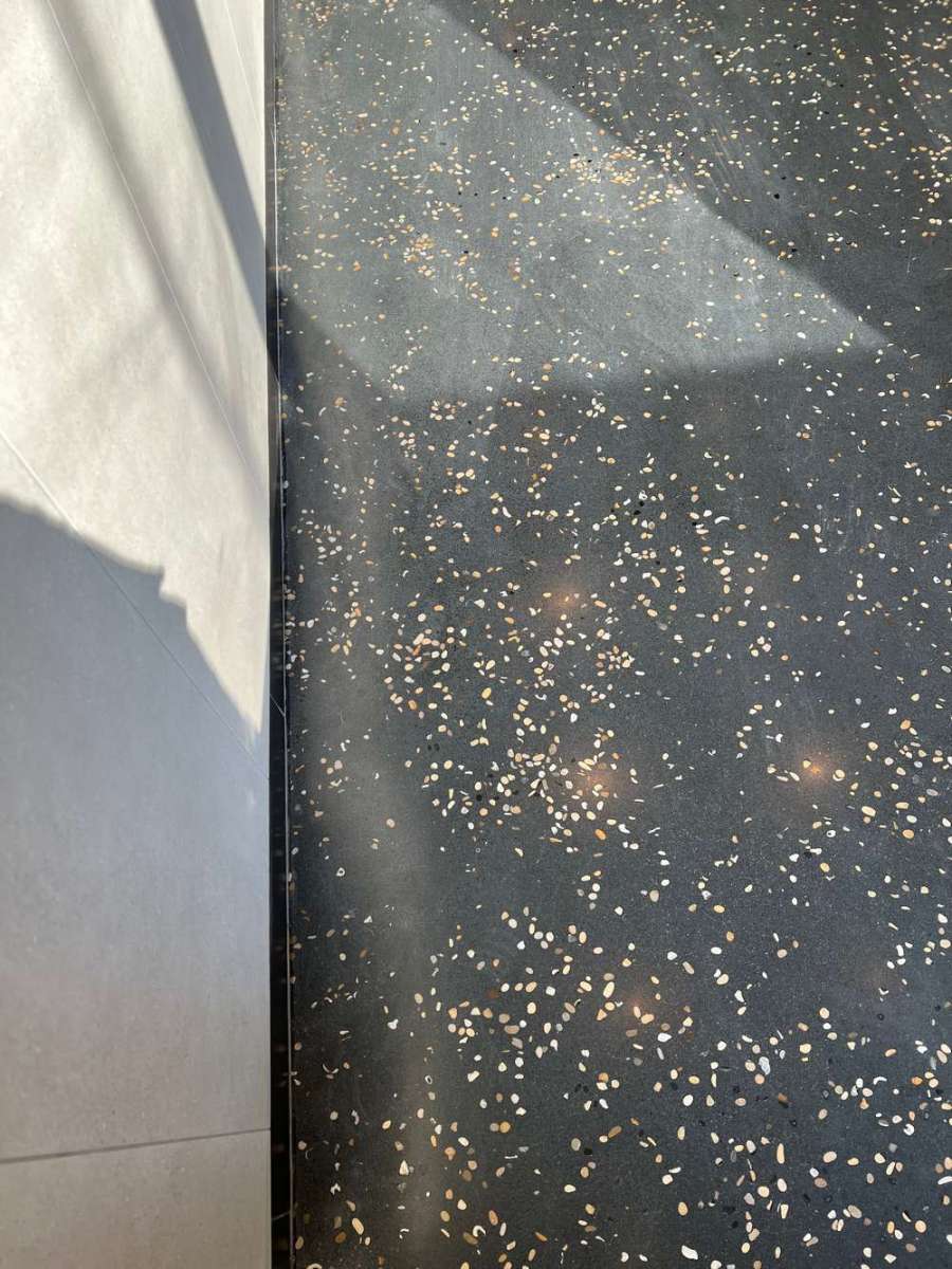Modern terrazzo flooring in interior